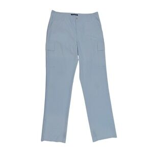 Theory Mens Cargo Pants Light Blue Gray Size 34 Straight Leg Made in USA Utility